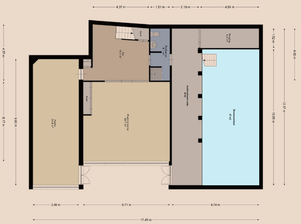 Floorplan - Cannerweg 275, 6213 BE Maastricht